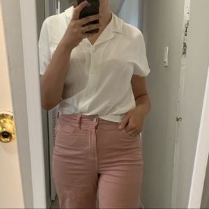 Dynamite Soft White Blouse